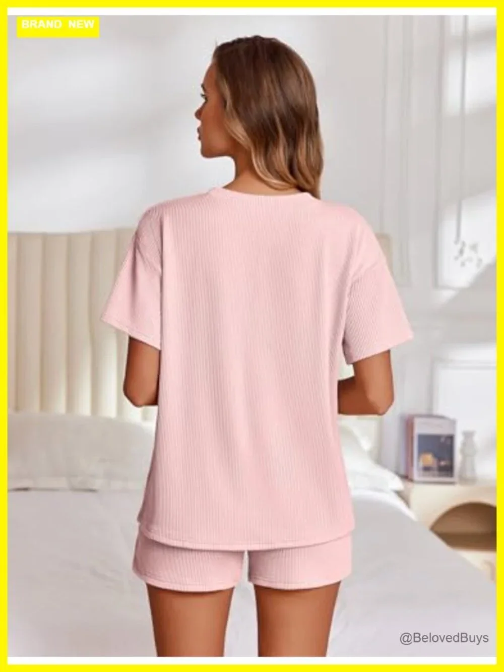 Womens Pajama Sets Short Sleeve Lounge Sets 2 Piece Tops and Shorts Outfits